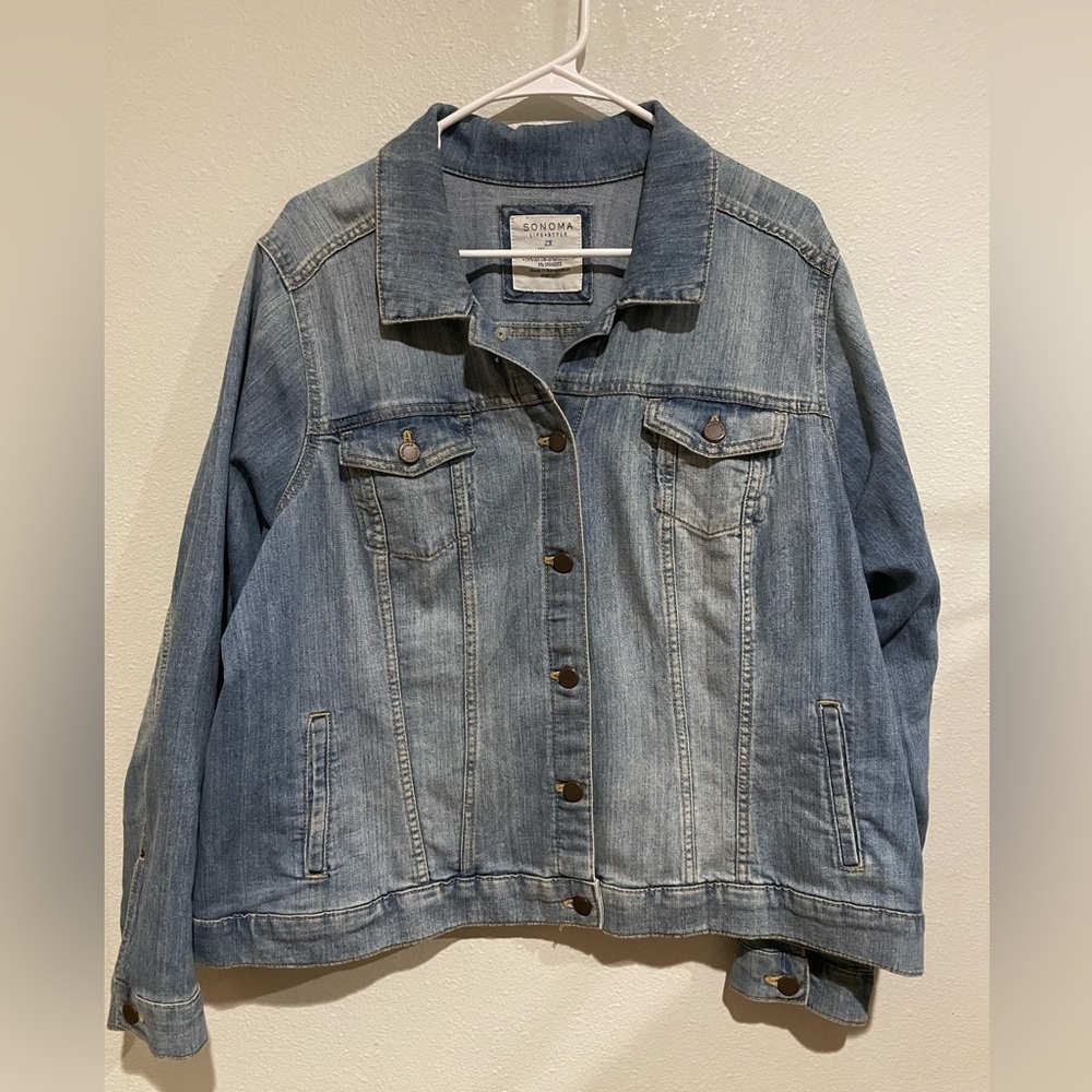 Sonoma Women's Classic Blue Jean Jacket
